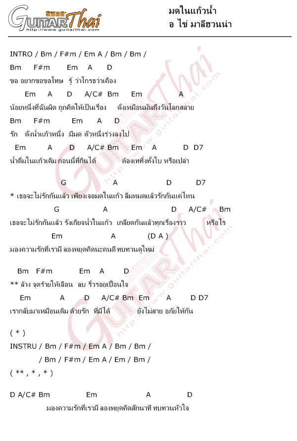 มดในแก้วน้ำ