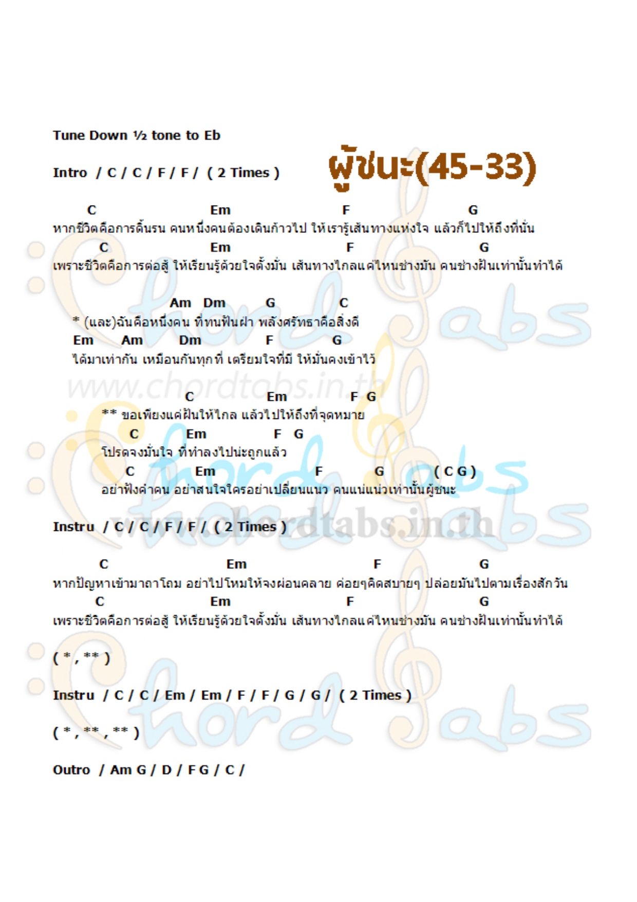 ผู้ชนะ 45-33